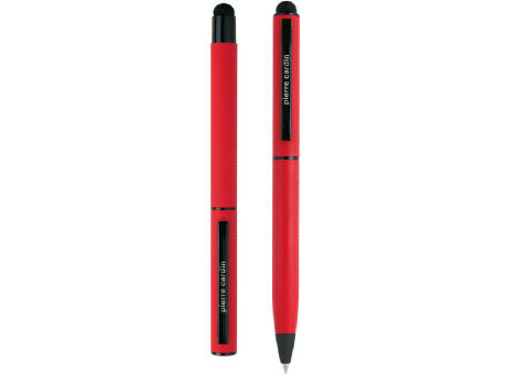 Pierre Cardin® CELEBRATION Set aus Rollerball Touchpen und Kugelschreiber Stylus, rot