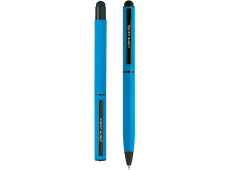 Pierre Cardin® CELEBRATION Set aus Rollerball Touchpen und Kugelschreiber Stylus, hellblau